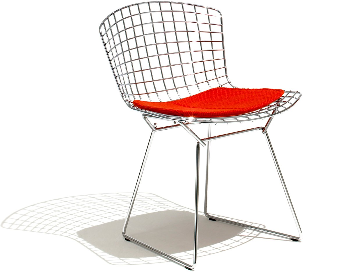 chaise bertoia avec coussin assise Knoll par bertoia harry